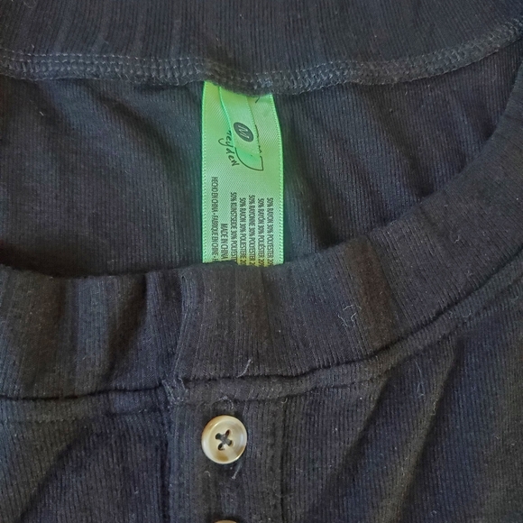 *NWT* Honeydew Intimates Late Night Black Lounge Top and White Shorts, Size M - Picture 5 of 10